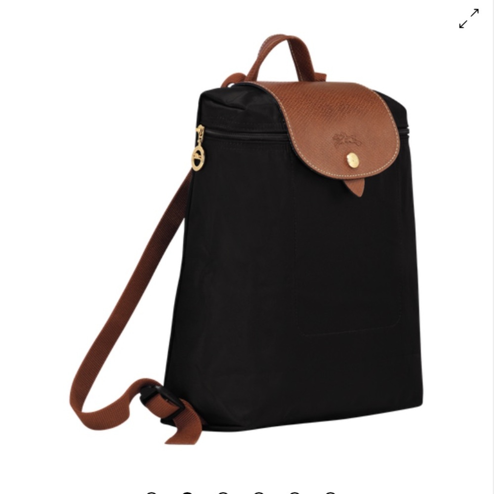 ‘Le Pliage’ Black Backpack
